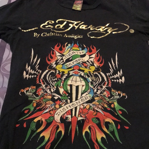 Bundle of 2!! Ed hardy and Rouge tops. - Picture 2 of 8